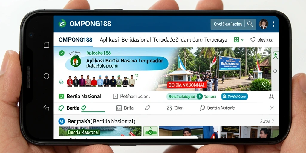 Tampilan antarmuka OMPONG188 yang menarik dan informatif.