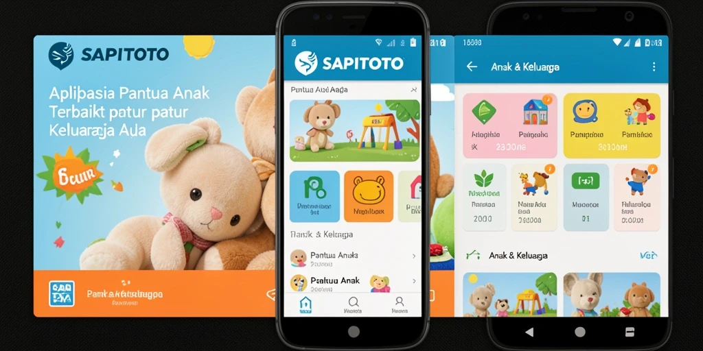 Antarmuka SAPITOTO yang bersih dan mudah digunakan untuk memantau anak.