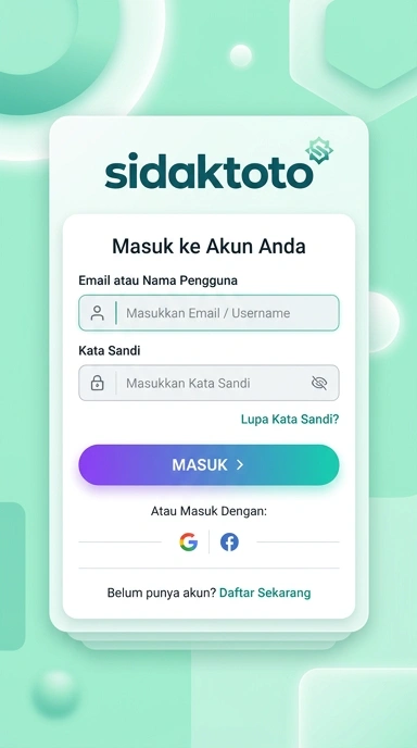Masuk Akun Sidaktoto dengan Mudah dan Aman