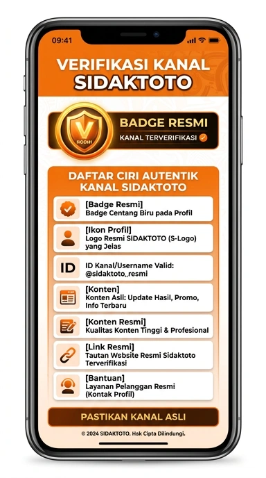 Kanal Resmi Sidaktoto untuk Pengguna Android Indonesia
